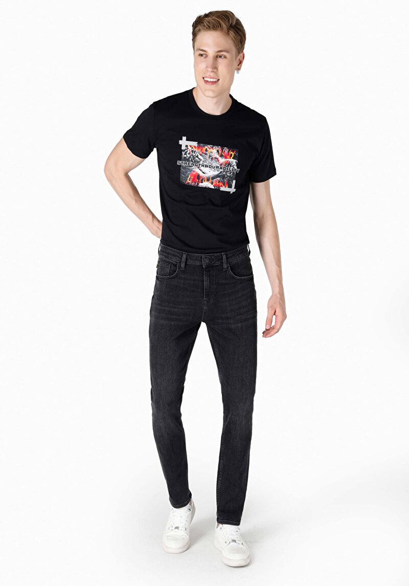 Показати інформацію про 067 Jack Джинси Чоловічі Чорні Класичного Крою Cl1066521