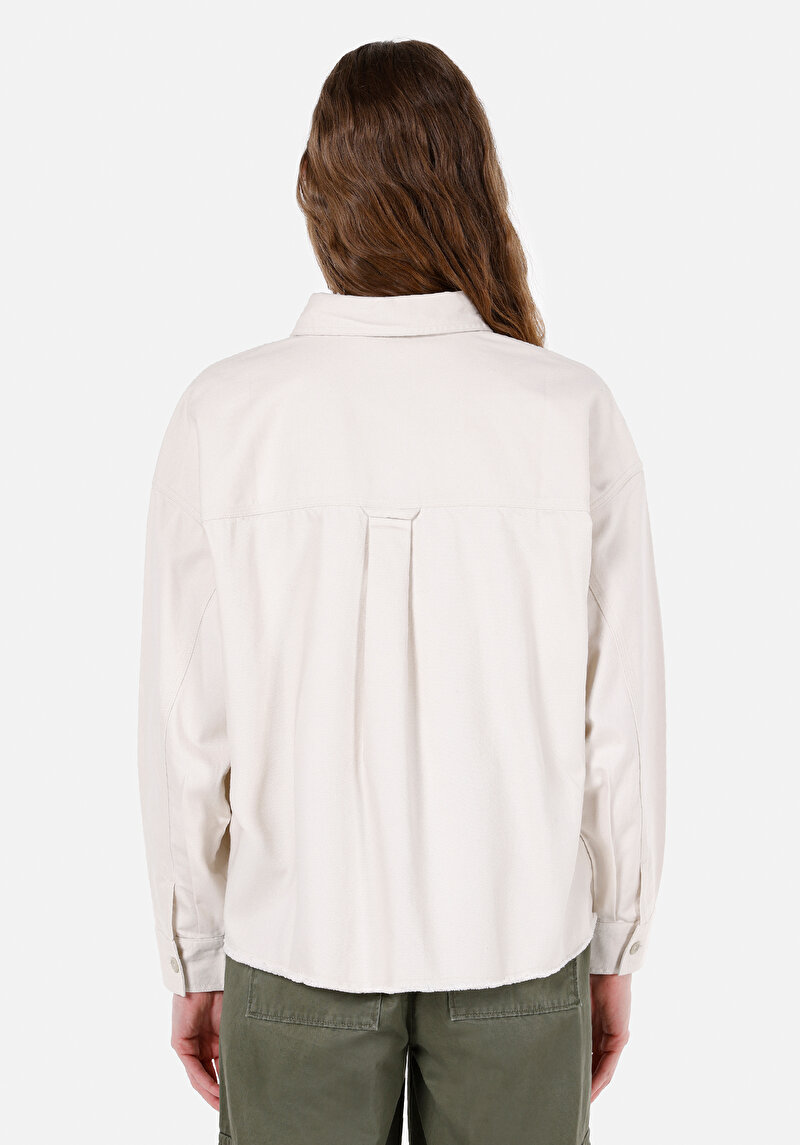 Показати інформацію про Сорочка З Довгим Рукавом Жіноча Бежева  Cl1072492