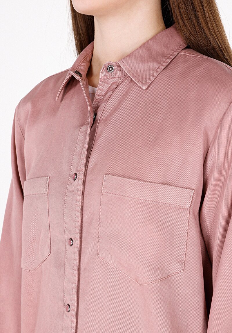 Показати інформацію про Сорочка З Довгим Рукавом Жіноча Рожева  Cl1072493