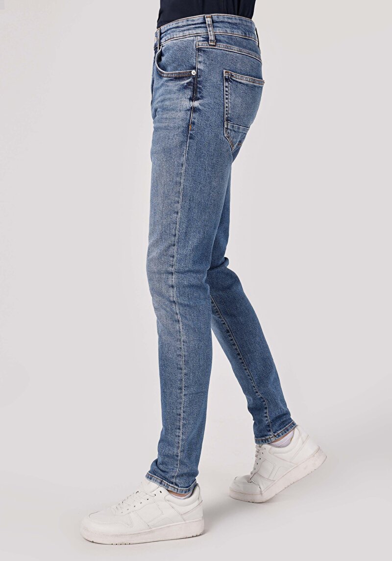 Зображення 041 Danny Джинси Чоловічі Блакитні Вузького Крою Cl1065229