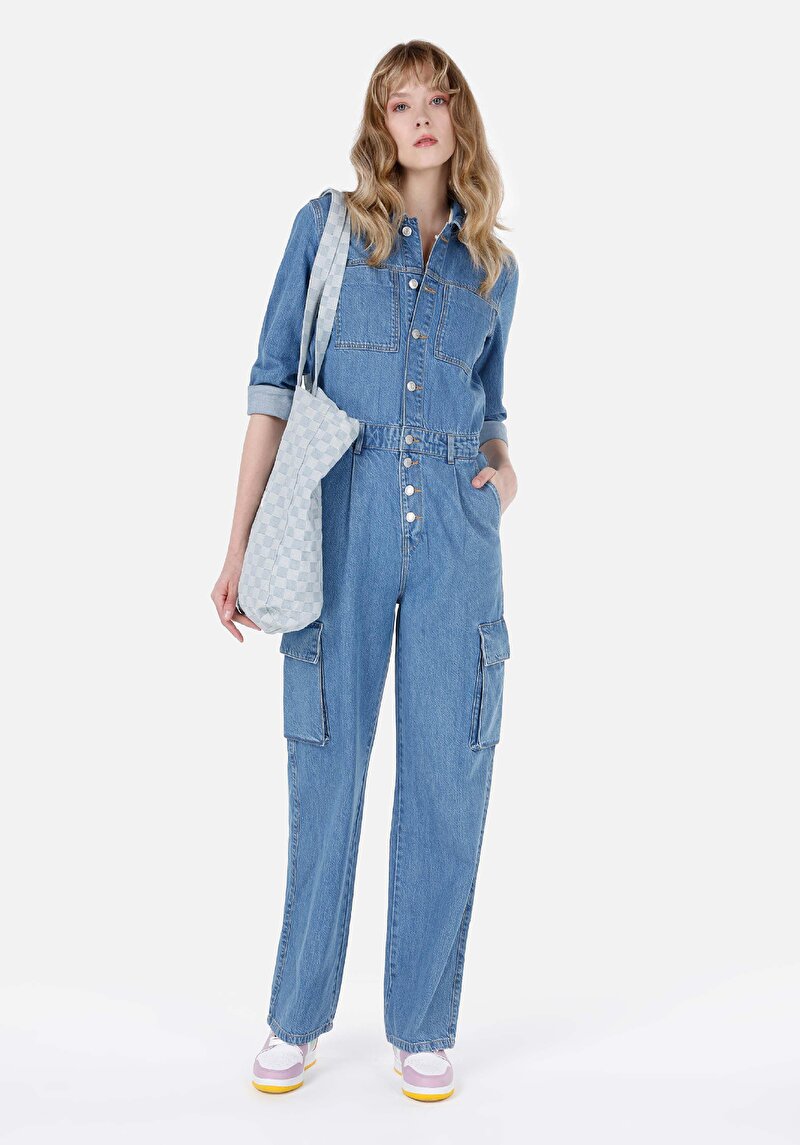 Зображення Комбінезон Жіночий Блакитний  Cl1068656