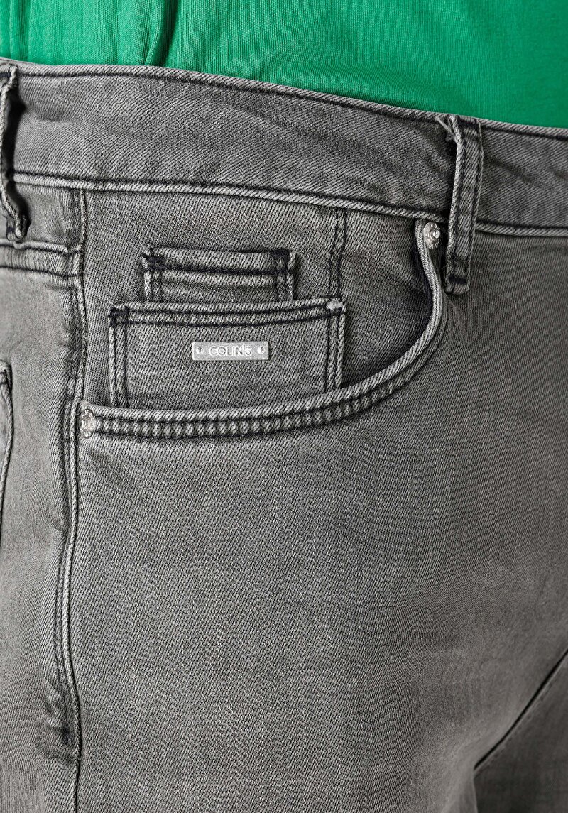 Показати інформацію про 067 Jack Джинси Чоловічі Сірі Класичного Крою Cl1066530