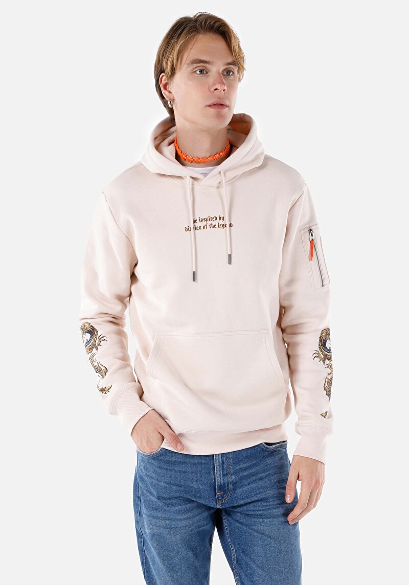 Показати інформацію про Толстовка Чоловіча Бежева  Cl1067705