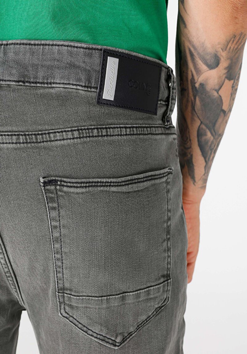 Показати інформацію про 067 Jack Джинси Чоловічі Сірі Класичного Крою Cl1066530