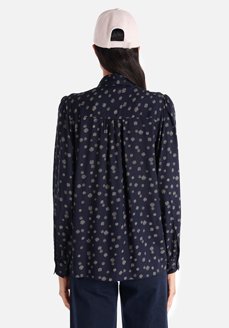 Зображення Сорочка З Довгим Рукавом Жіноча Синя Cl1065231