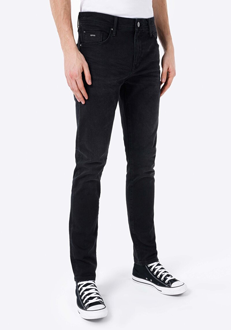 Зображення 044 Karl Джинси Чоловічі Блакитні Прямого Крою Cl1068661