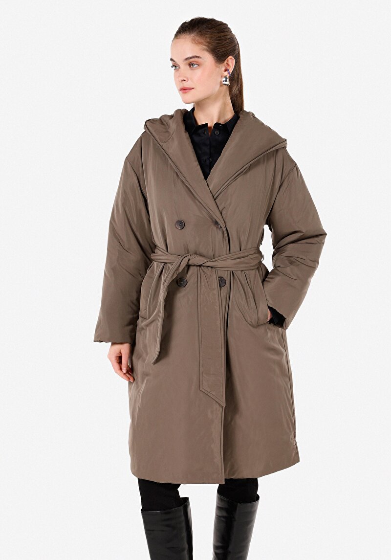 Показати інформацію про Пальто Жіноче Зелене  Cl1070518