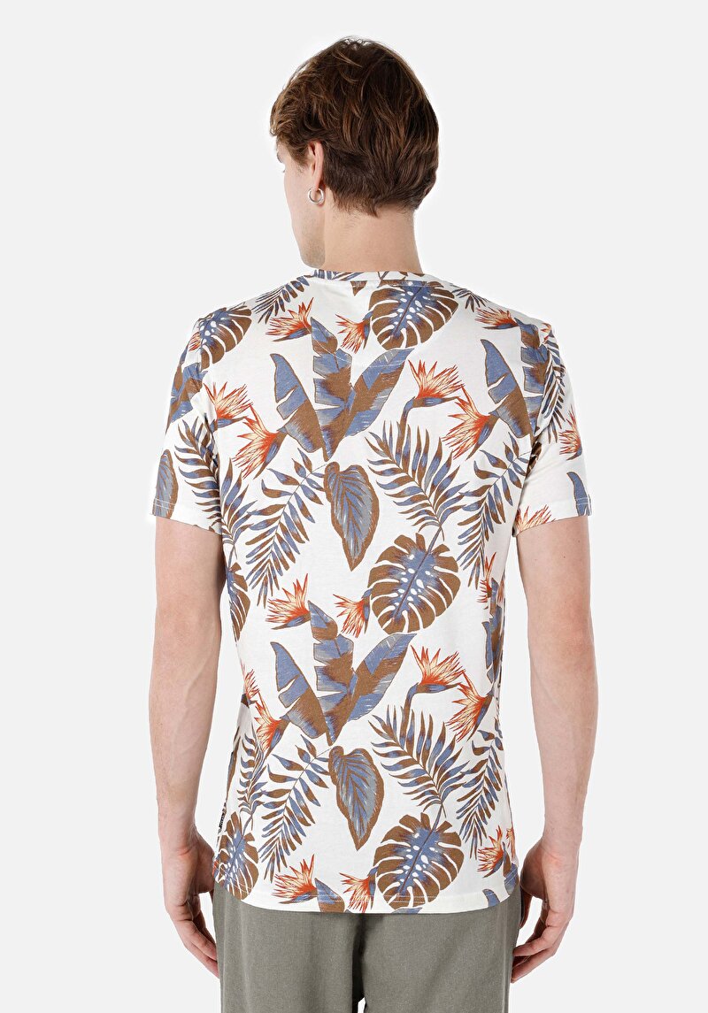 Показати інформацію про Футболка З Коротким Рукавом Чоловіча Бежева  Cl1067731