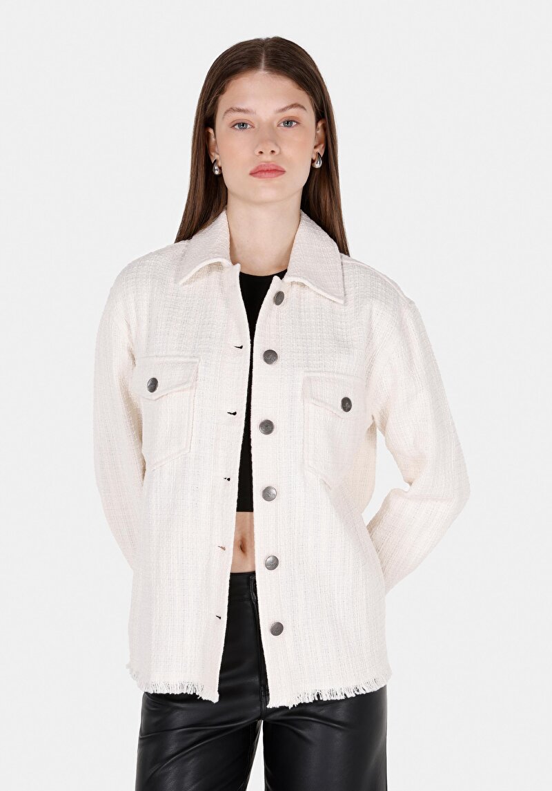 Зображення Сорочка З Довгим Рукавом Жіноча Бежева  Cl1072497