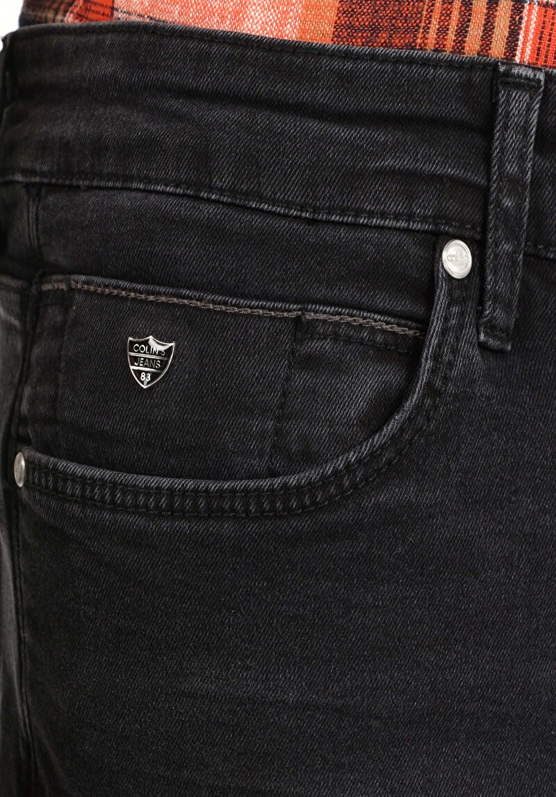 Показати інформацію про 041 Danny Джинси Чоловічі Чорні Вузького Крою Cl1065250