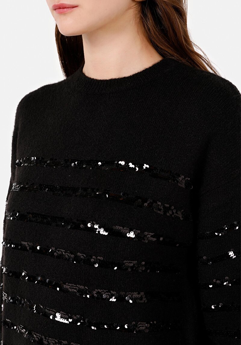 Показати інформацію про Светр Жіночий Чорний  Cl1071142