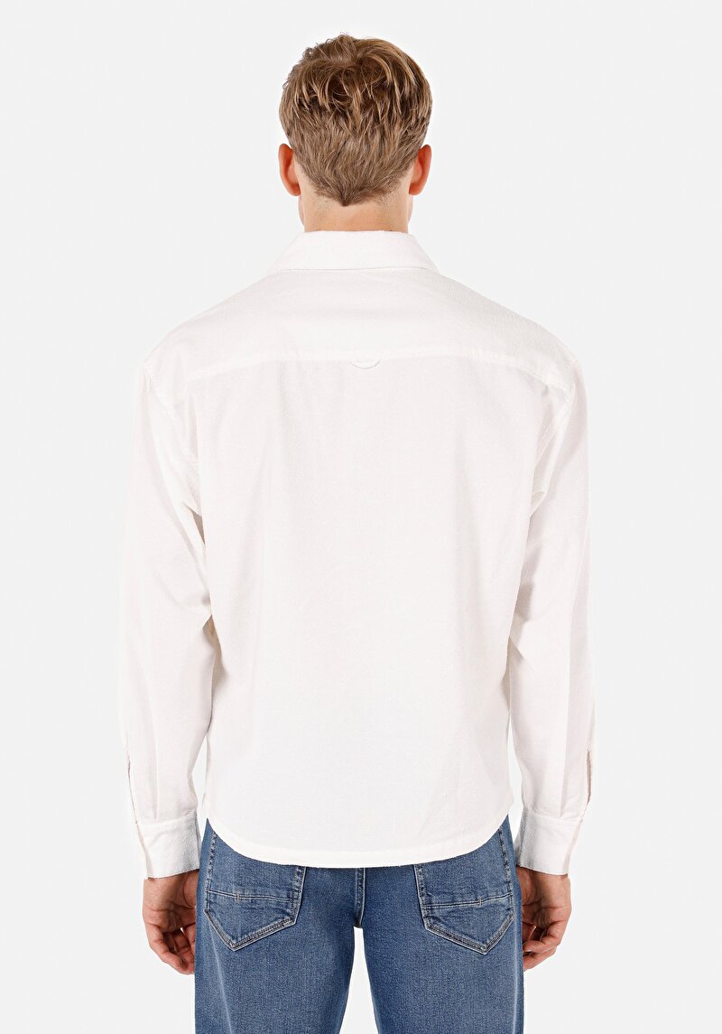 Показати інформацію про Сорочка З Довгим Рукавом Чоловіча Біла  Cl1070533