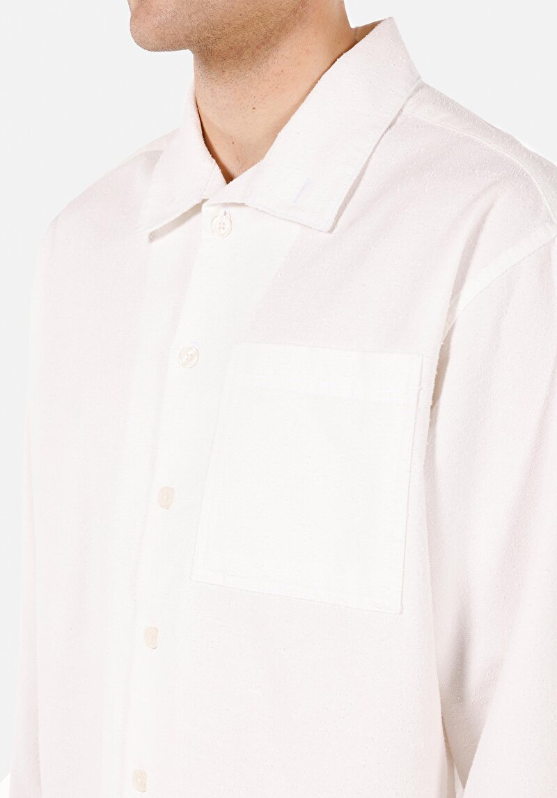 Показати інформацію про Сорочка З Довгим Рукавом Чоловіча Біла  Cl1070533