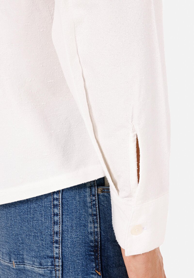 Показати інформацію про Сорочка З Довгим Рукавом Чоловіча Біла  Cl1070533