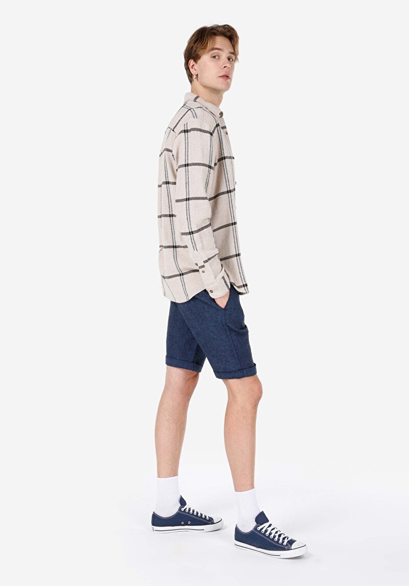 Зображення Сорочка З Довгим Рукавом Чоловіча Бежева Cl1067862