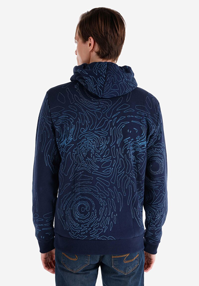 Показати інформацію про Толстовка Чоловіча Синя  Cl1066553