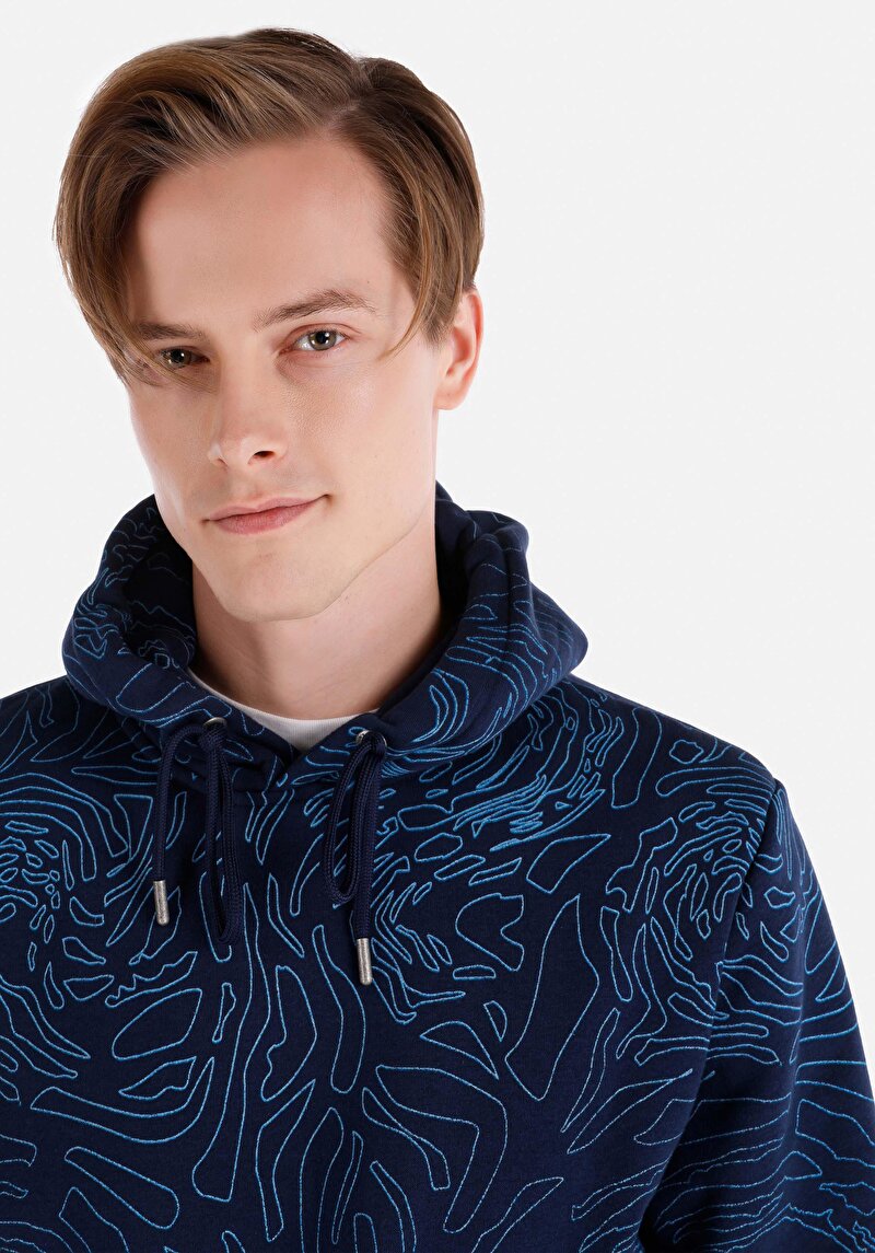 Показати інформацію про Толстовка Чоловіча Синя  Cl1066553