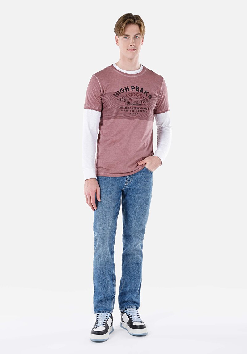 Зображення 045 David Джинси Чоловічі Блакитні Класичного Крою Cl1068668