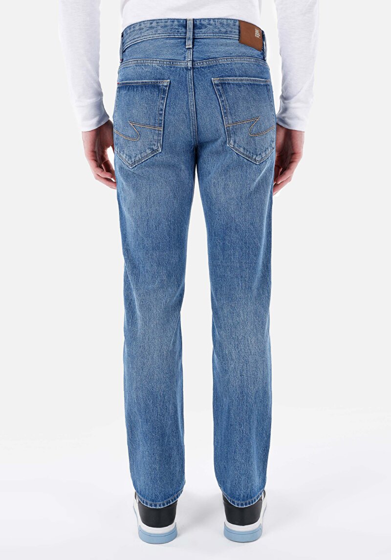 Зображення 045 David Джинси Чоловічі Блакитні Класичного Крою Cl1068668
