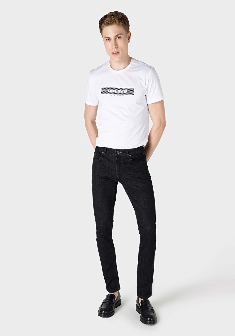 Зображення 044 Karl Джинси Чоловічі Блакитні Прямого Крою Cl1065261