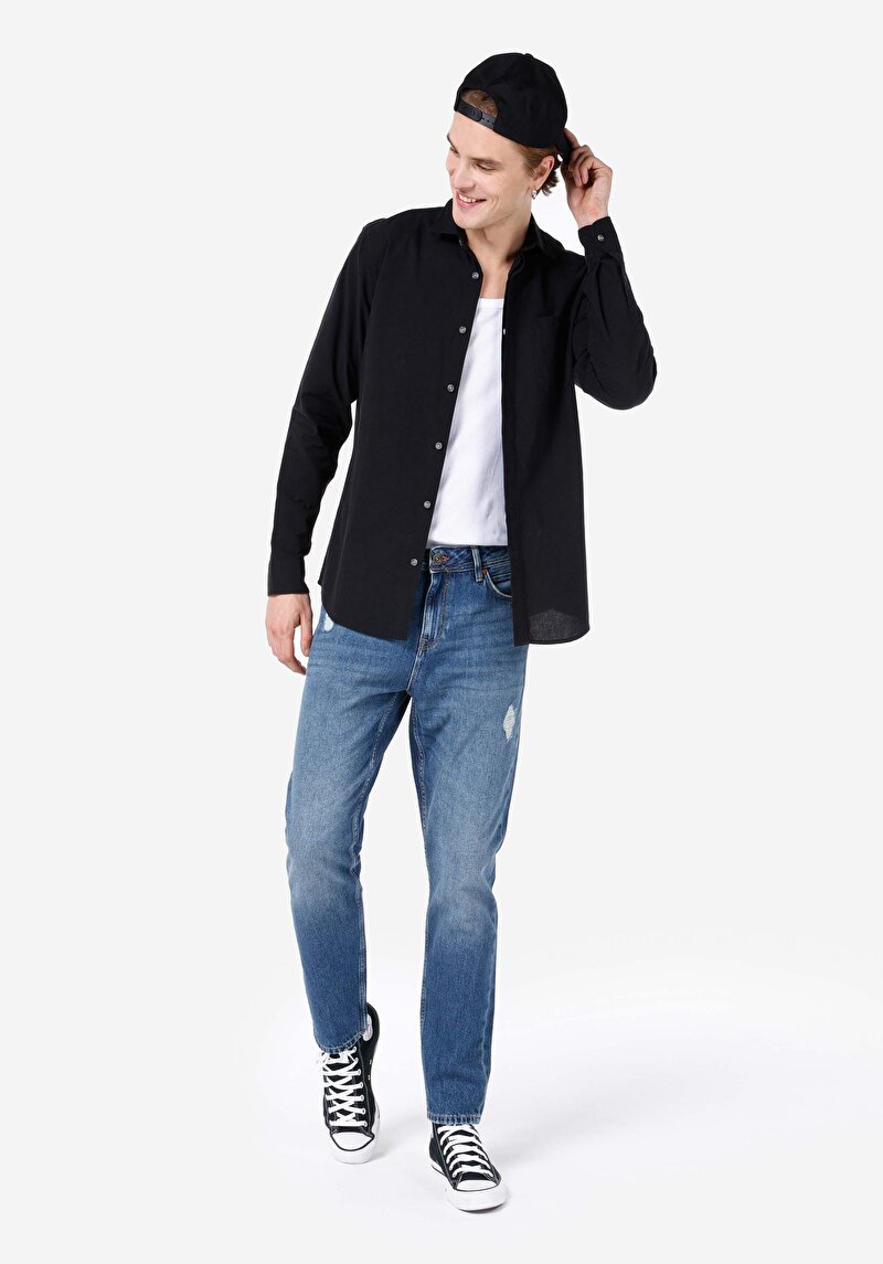 Зображення 067 Jack Джинси Чоловічі Блакитні Класичного Крою Cl1068669