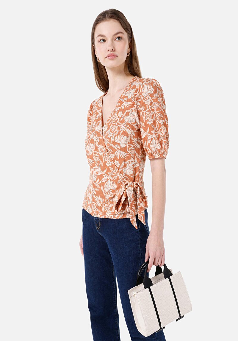 Зображення Футболка З Коротким Рукавом Жіноча Коричнева  Cl1067926