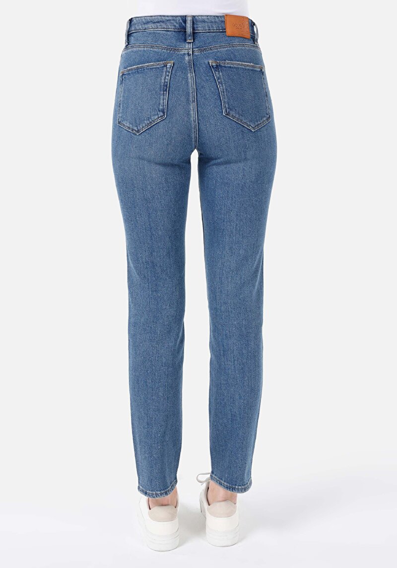 Зображення 703 Carla Джинси Жіночі Блакитні Вузького Крою Cl1068679