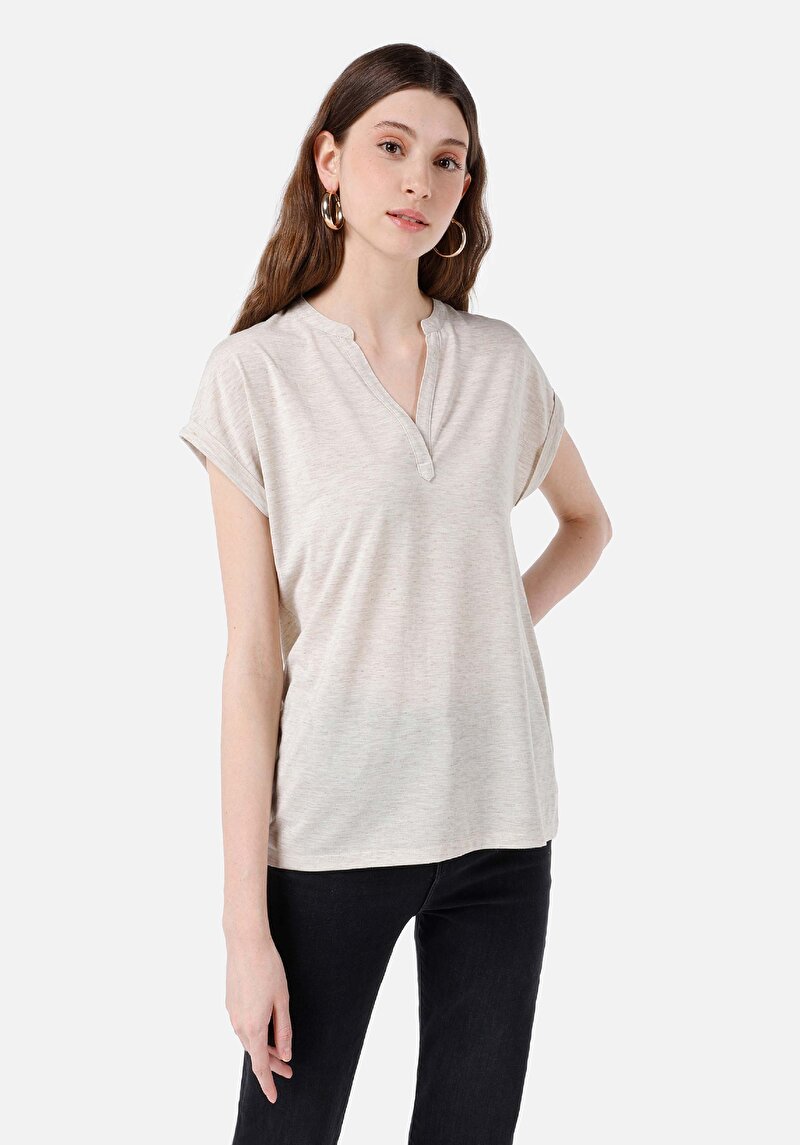 Зображення Футболка З Коротким Рукавом Жіноча Сіра  Cl1067927