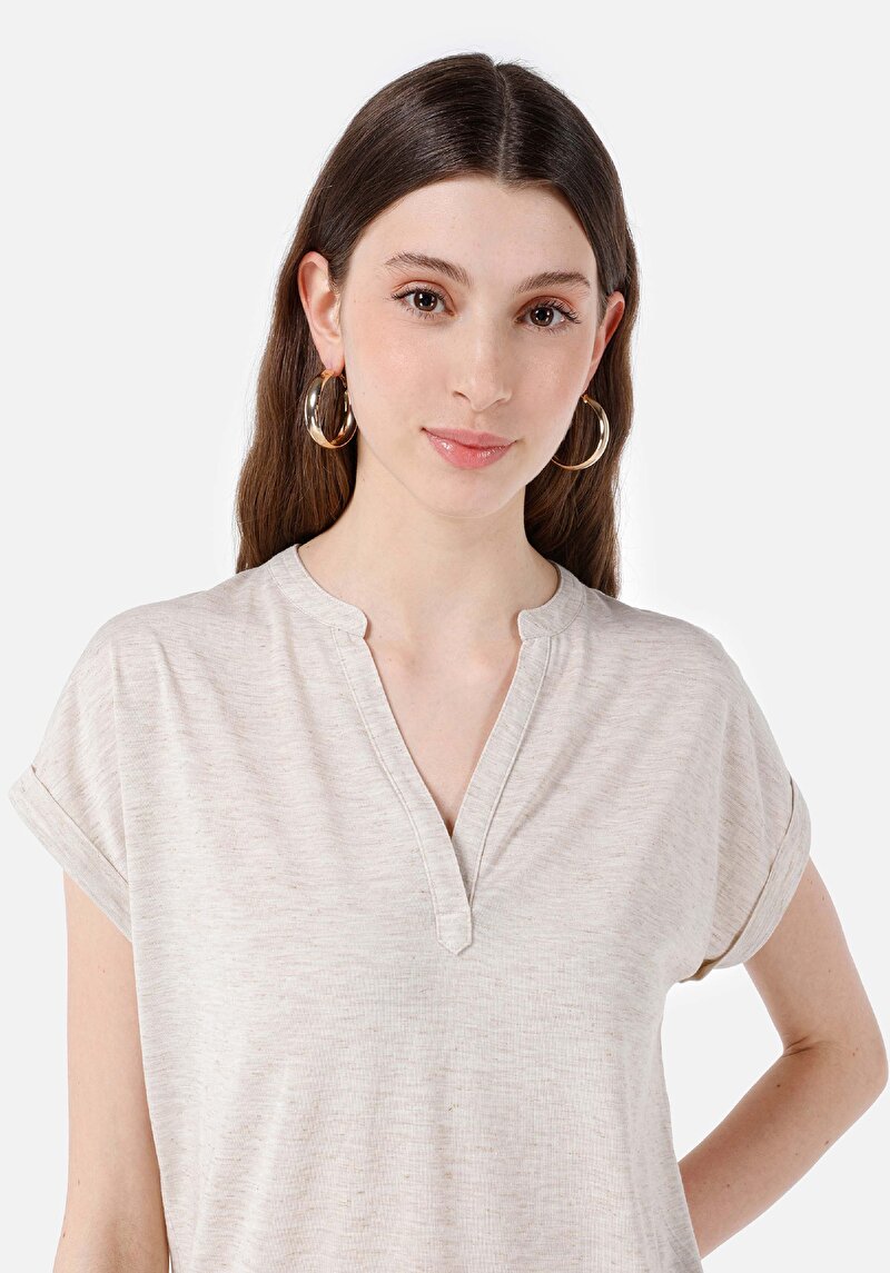 Показати інформацію про Футболка З Коротким Рукавом Жіноча Сіра  Cl1067927