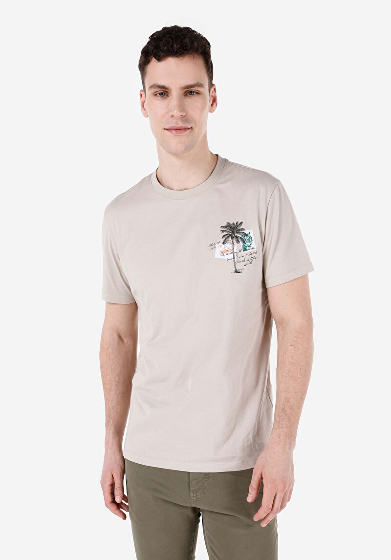 Зображення Футболка З Коротким Рукавом Чоловіча Сіра  Cl1066687