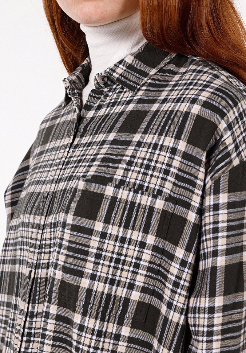 Показати інформацію про Сорочка З Довгим Рукавом Жіноча Сіра  Cl1071172