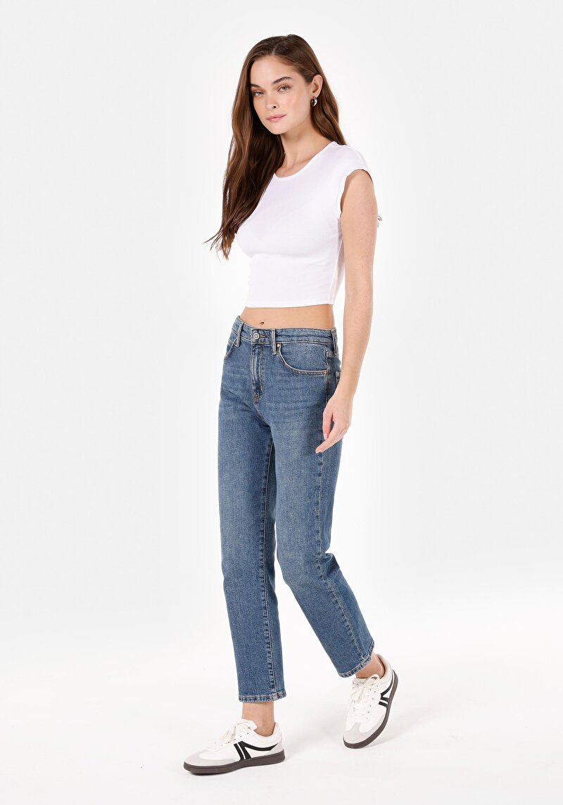 Зображення 891 Maya Джинси Жіночі Блакитні Вузького Крою Cl1070685