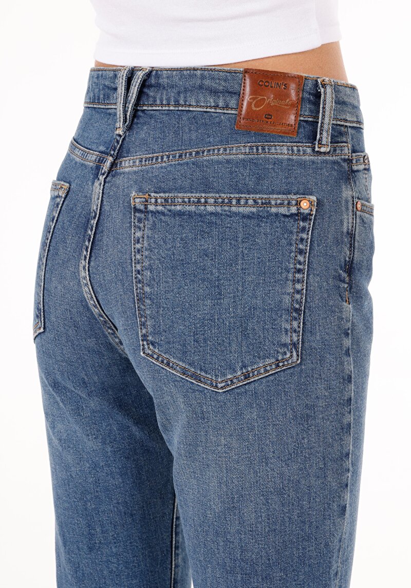 Показати інформацію про 891 Maya Джинси Жіночі Блакитні Вузького Крою Cl1070685