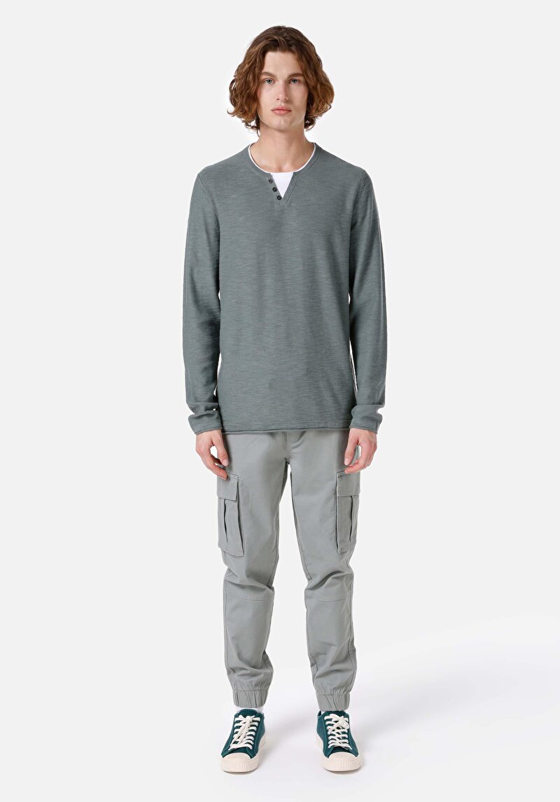 Показати інформацію про Светр Чоловічий Зелений  Cl1066806