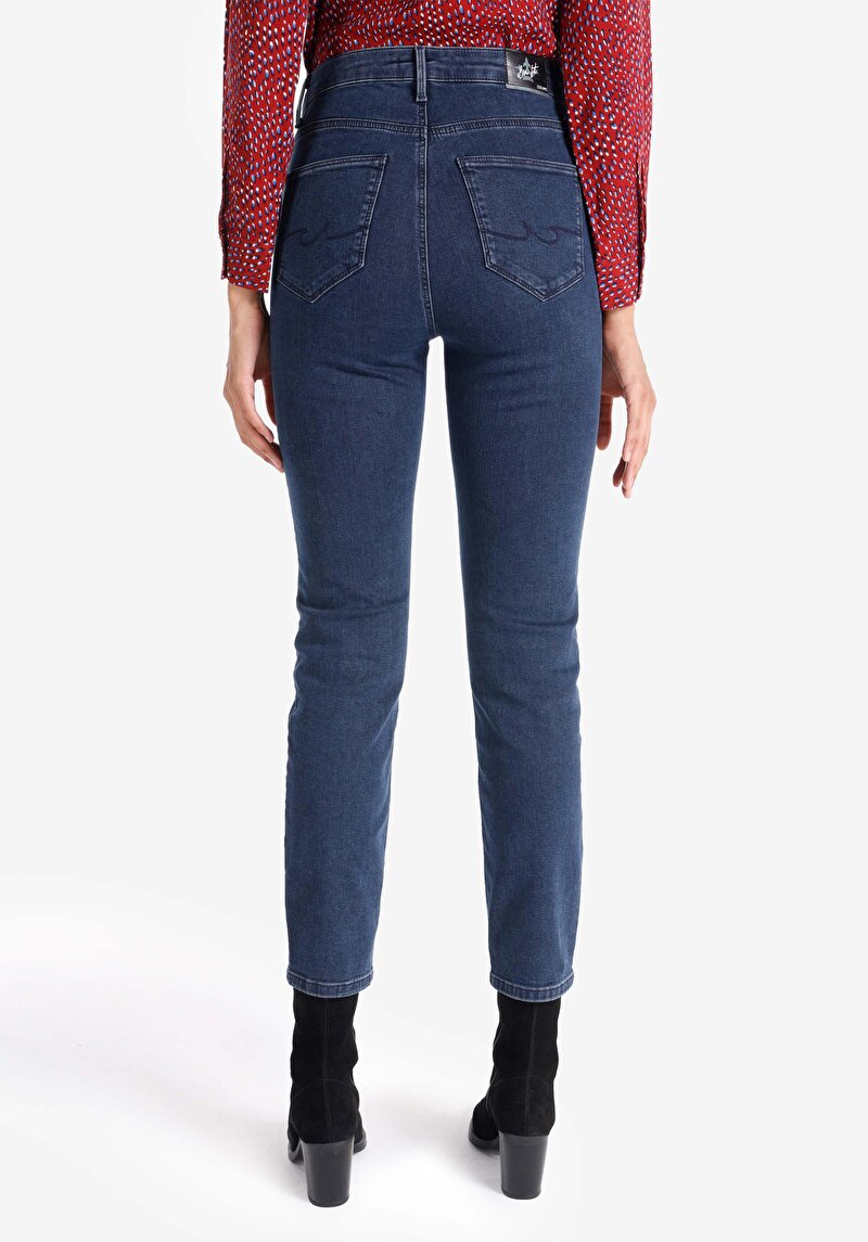 Зображення 703 Carla Джинси Жіночі Блакитні Вузького Крою Cl1065301