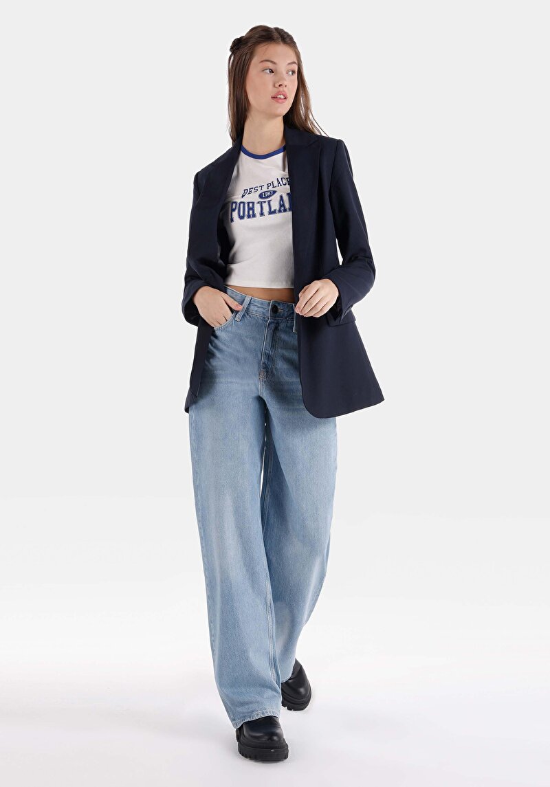 Зображення 970 Berry Джинси Жіночі Блакитні Класичного Крою Cl1068704