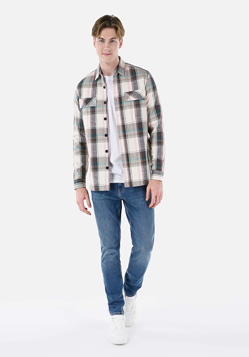 Показати інформацію про Сорочка З Довгим Рукавом Чоловіча Рожева  Cl1066841