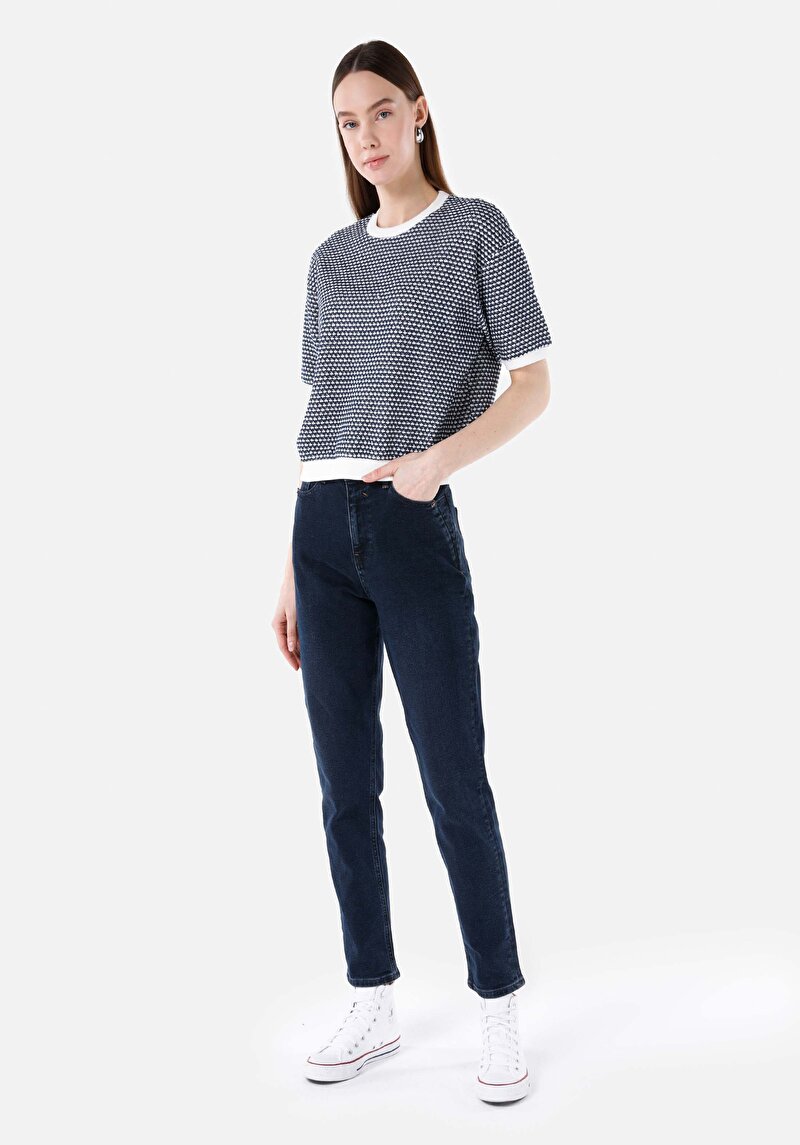 Показати інформацію про Футболка З Коротким Рукавом Жіноча Синя  Cl1068097