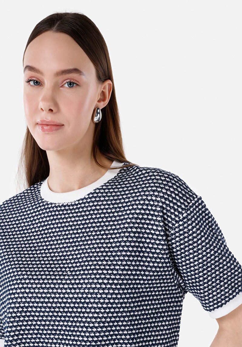 Показати інформацію про Футболка З Коротким Рукавом Жіноча Синя  Cl1068097