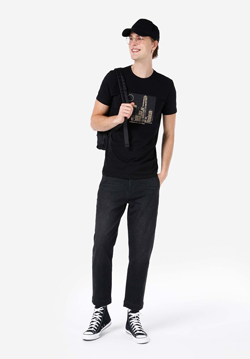 Зображення 076 Glen Джинси Чоловічі Чорні  Cl1068708