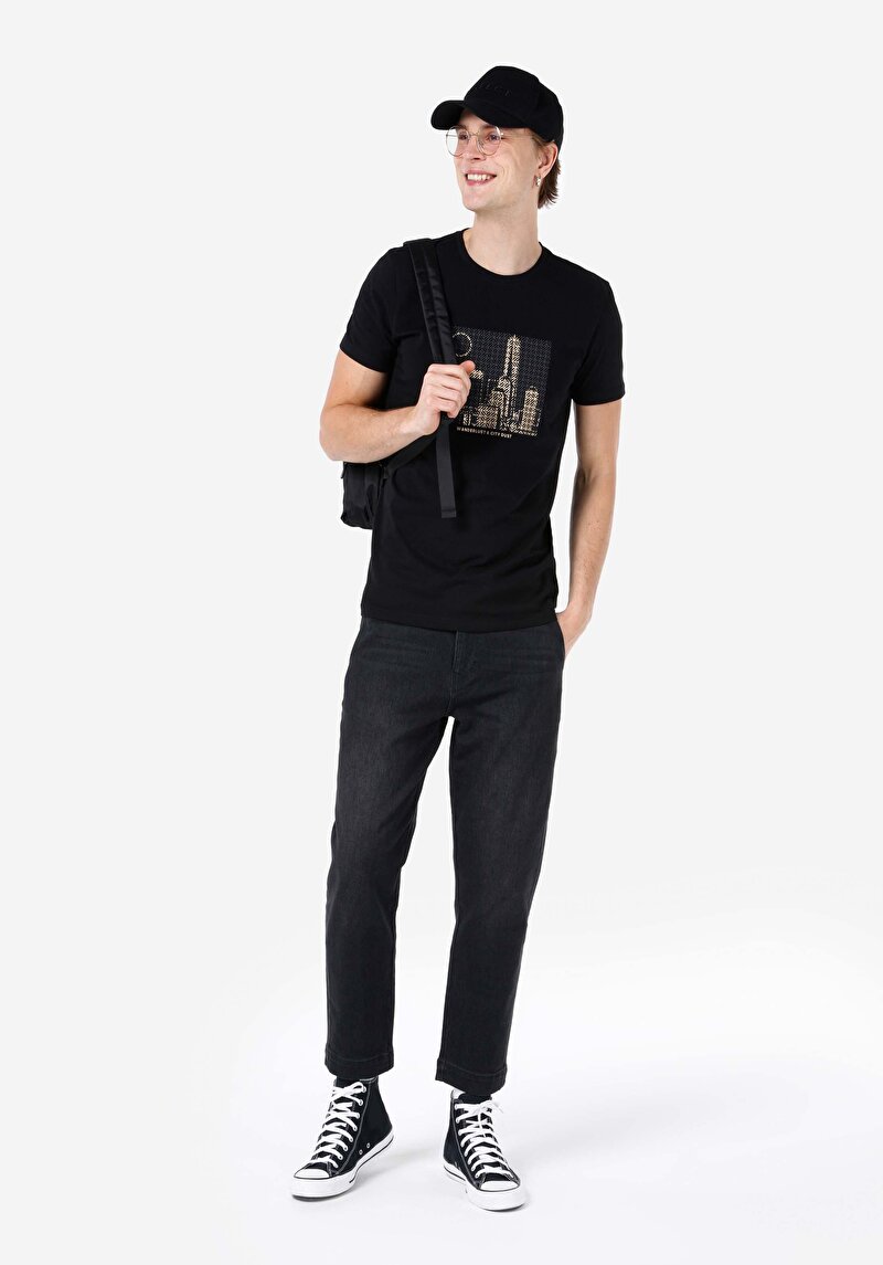 Зображення 076 Glen Джинси Чоловічі Чорні Cl1068708