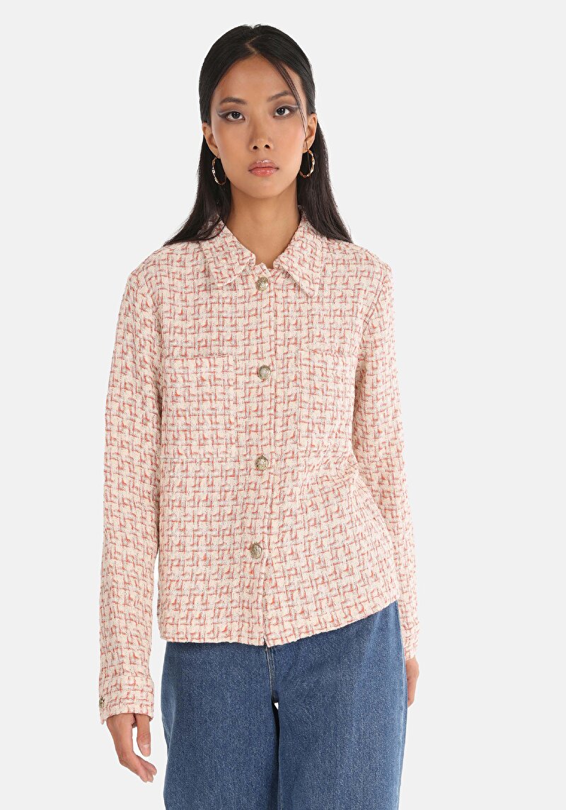 Зображення Сорочка З Довгим Рукавом Жіноча Коричнева  Cl1066875