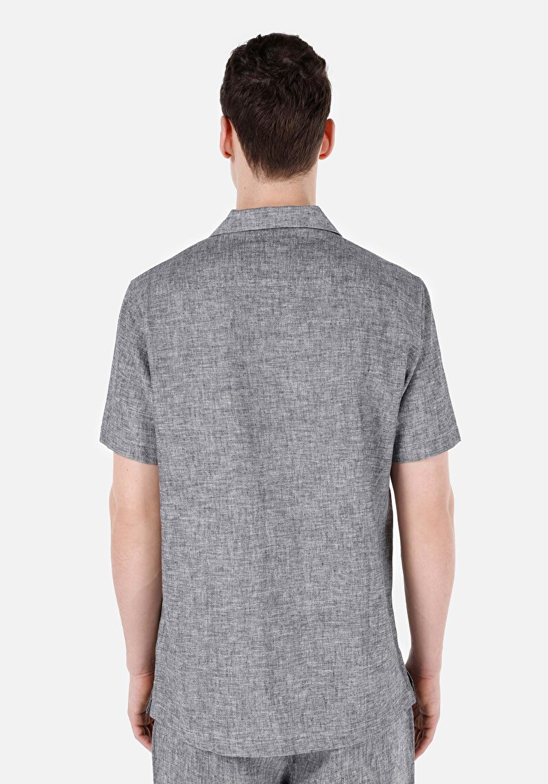 Зображення Сорочка З Коротким Рукавом Чоловіча Сіра Cl1068758