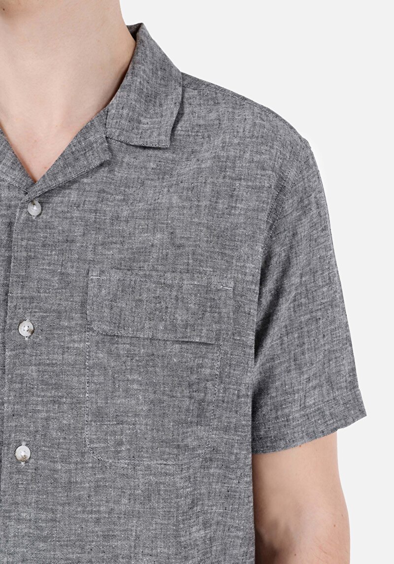 Показати інформацію про Сорочка З Коротким Рукавом Чоловіча Сіра  Cl1068758