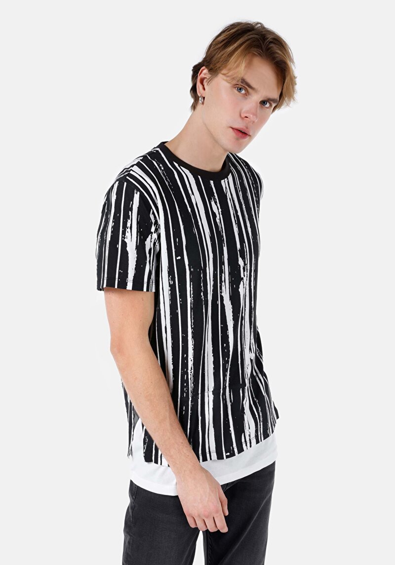 Зображення Футболка З Коротким Рукавом Чоловіча Чорна  Cl1068131