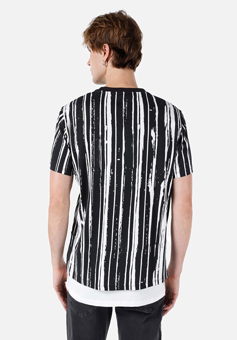 Показати інформацію про Футболка З Коротким Рукавом Чоловіча Чорна  Cl1068131