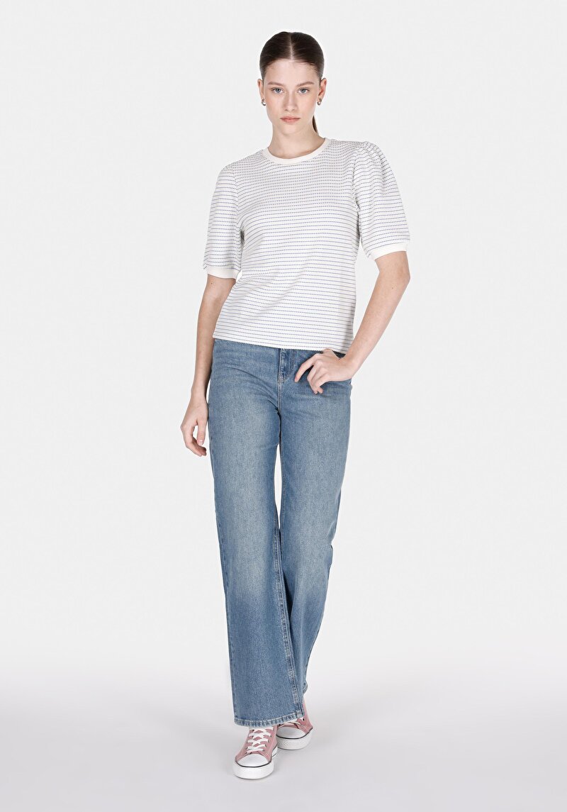 Зображення 900 Laris Джинси Жіночі Блакитні Прямого Крою Cl1071517