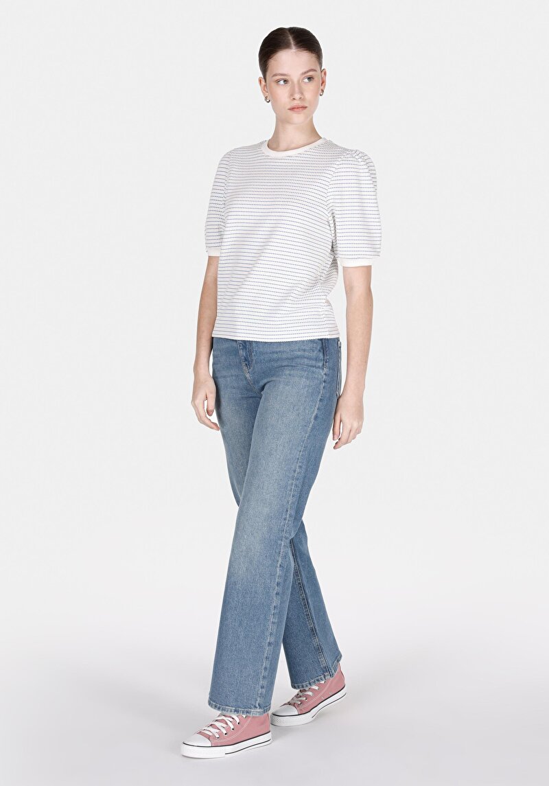 Зображення 900 Laris Джинси Жіночі Блакитні Прямого Крою Cl1071517