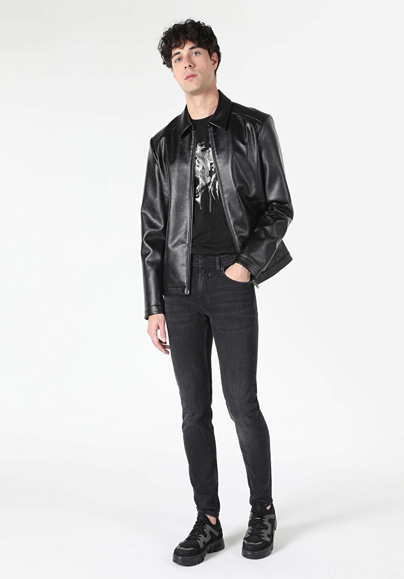 Зображення 040 Alex Джинси Чоловічі Чорні  Cl1062299