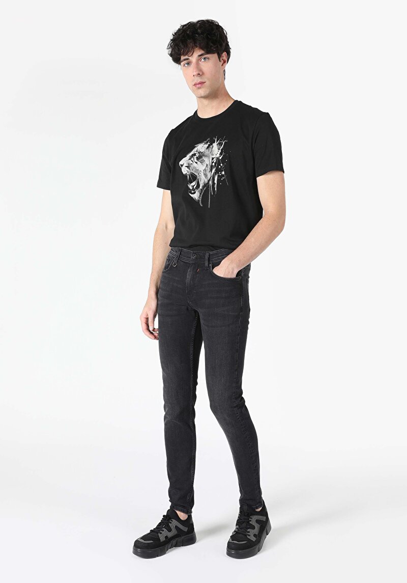 Зображення 040 Alex Джинси Чоловічі Чорні Cl1062299